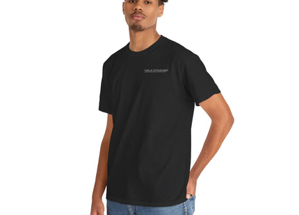 WD Classic Fit "WD BOY" T-Shirt: Medium weight (5.3  oz/yd² material) - Gray Text Logo - Shirt brand: Gildan 5000