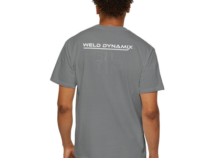 WD Relaxed fit T-Shirt: Medium-heavy weight (6.1  oz/yd² material) - WD Eagle 8-2025 Design Front, Flexlinc Back - Shirt brand: Comfort Colors 1717