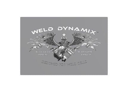 WD Eagle Aluminum Sign - Gray Background