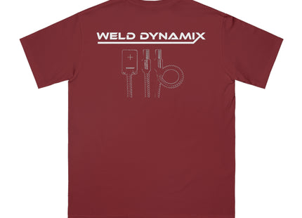 WD Regular fit T-Shirt: Medium weight (5.5  oz/yd² material) - WD Eagle Front, Flexlinc Back - Shirt brand: Econsious EC1000