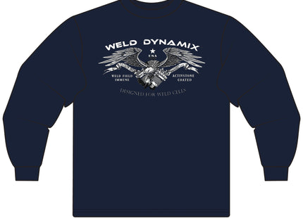 WD Classic Fit Long Sleeve T-Shirt - Gildan 5400 Heavy Cotton - WD Sensor Fron, White WD Back