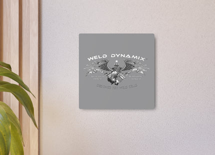 WD Eagle Aluminum Sign - Gray Background