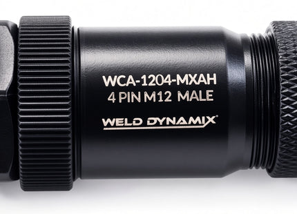 #WCA-1204-MXAH  M12 4-Pin Male Straight Field Attachable Connector
