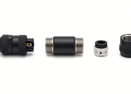 #WCA-0803-MXAH  M8 3-Pin Male Straight Field Attachable Connector - WELD RESISTANT