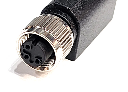 #WCC-12F8M-3P Adapter: M12 Female 3 Pin to M8 Male 3Pin