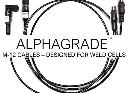 #WCC-0500-T5MF-A ALPHAGRADE Universal Weld Immune Cable 5m Length - 5 Pin M Straight/F Straight - Shielded
