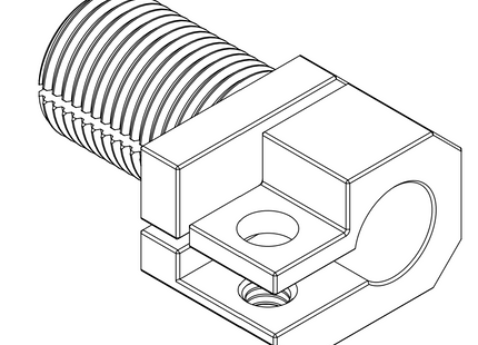 #WMT-0812-FXSA 8mm-to-12mm MOUNTING ADAPTER - SHORT
