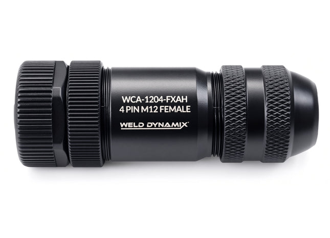 #WCA-1204-FXAH  M12 4-Pin Female Straight Field Attachable Connector