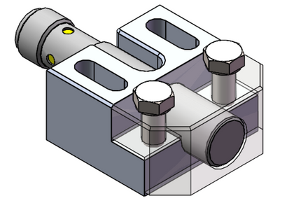 12mm sensor mount ACTIVSTONE weld spatter slag resistant for inductive proximity switch in welding environments