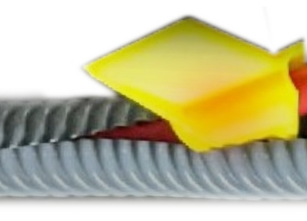 High temperature cable and hose protection for weld cells - resists molten splash & welding spatter splatter slag